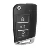 Xhorse Wire Flip Remote Key MQB Style 3 Buttons XKMQB1EN