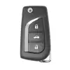 Xhorse Wire Flip Remote Key Toyota Style 3 Buttons XKTO00EN