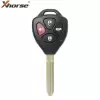 Xhorse Wire Flip Remote Key Toyota Style Triangle 4 Buttons XKTO02EN