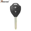 Xhorse Wire Remote Flat Triangle Toyota Style 2 Buttons XKTO05EN