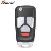 Xhorse Wireless Flip Remote Key Audi Style 4 Buttons XNAU02EN