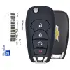 2021-2025 Chevrolet Trailblazer, Trax Flip Remote Key 13522792 LXP-T004 4 Button