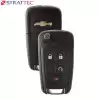 Chevrolet Flip Remote Key With Remote Start Strattec 5913597