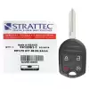 Ford Remote Head Entry Key Strattec 5912561 4 Button