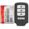 Honda Accord Civic Proximity Remote Key  72147-T2A-A12 ACJ932HK1210A Driver 1