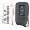 2015-2017 Lexus RCF Smart Proximity Remote 89904-24100 HYQ14FBA Board 2110