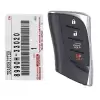 Lexus ES300 Hybrid Smart Remote Key 8990H-33020 HYQ14FBF (blue Lexus logo on the back)