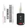 Mitsubishi Mirage Keyless Remote Head Key 6370B904 OUCJ166N