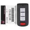 2013-2020 Mitsubishi Mirage Smart Entry Remote Key 3 Button 8637B153 OUC003M