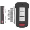 2017-2020 Mitsubishi Outlander PHEV Smart Remote Key 8637B666 OUC644M-KEY-N