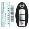 2009-2020 Nissan Cube, Armada Smart Keyless Remote Key 3 Button 285E3-1LK0D CWTWB1U825 or CWTWB1U773