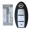 2015-2018 Nissan Murano, Pathfinder, Titan Smart Keyless Remote Key 3 Button 285E3-5AA1C KR5S180144014