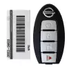 2015-2018 Nissan Murano, Pathfinder, Titan Smart Keyless Remote Key 4 Button 285E3-5AA3D KR5S180144014
