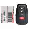 Toyota RAV4 Hybrid Smart Remote Key 8990H-0R040 HYQ14FBC Blue Logo