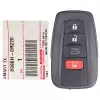 2021-2022 Toyota RAV4 Smart Remote Key HYQ14FLA 8990H-0R220