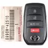 2023 Toyota bZ4X Smart Remote Key 4 Button 8990H-42510 HYQ14FBX