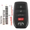 2024-2025 Toyota Land Cruiser Smart Remote Key 8990H-60790 HYQ14FBX 4 Button