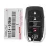 2018-2020 Toyota Land Cruiser Smart Keyless Proximity Remote 89904-60M80 HYQ14FBA