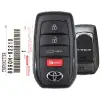 2024 Toyota Mirai Smart Remote Key 8990H-62210 HYQ14FBX 4 Button
