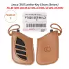 Lexus Smart Key FOB Remote Brown Cover Leather Gloves PT420-00184-L3 (Pack of 2)