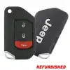 2018-2025 Jeep Wrangler Flip Remote Key 68416782AB OHT1130261 Refurbished (Grade B)