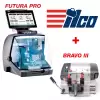 Bundle of ILCO SILCA Futura Pro Laser Cutting Machine and Bravo III Semi-Automatic Cut Key Duplicator