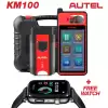 Bundle of Autel Universal Key Generator Kit KM100 and FREE Smart Key Watch Black