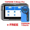 Bundle of TOPDON T-Ninja Pro OBD Automotive Key Programmer and FREE T-Darts Key Programming RFID Chip Device