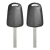 Transponder Head Key Shell For Chevrolet HU100