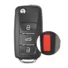 KEYDIY Universal Wireless Flip Remote Key VW Style 4 Buttons NB08-3+1