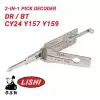 Original Lishi CY24 Y157 Y159 for Chrysler 8 Cut 2 in 1 Pick and Decoder Anti Glare