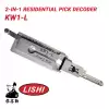 Original Lishi Kwikset KW1-L 2-in-1 Residential Pick Decoder Anti Glare (Reverse Handing)