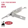 Original Lishi MIT8 for Mitsubishi 2-in-1 Pick Decoder Anti Glare