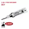 Original Lishi SC1 for Schlage Locks 5 Pin 2-in-1 Pick Decoder Anti Glare