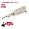 Original Lishi SZ14 for Suzuki Bike Reader Decoder