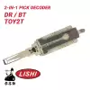 Original Lishi TOY2T 80K for Toyota Lexus 2-in-1 Pick Decoder Anti Glare