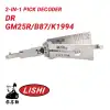 Original Lishi GM25R/B87/K1994 for Kenworth, Briggs & Stratton Trucks 2-in1- Pick Decoder AG