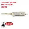 Original Lishi GM45 for Pontiac G8 2-in-1 Pick & Decoder Door Trunk Anti Glare