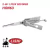 Original Lishi HON63 for Honda Bike with Magnetic Gate 2-in-1 Pick Decoder