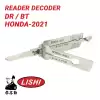 Original Lishi Honda-2021 For Honda 5-Cuts 2-in-1 Pick Decoder