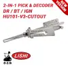Original Lishi HU101-V3-CUTOUT for Volvo, Land Rover 2-in1- Pick Decoder AG