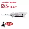 Original Lishi HU162T Side Cuts 10-Cut (6 Cuts + 4 Side Cuts) for New VW, Audi, BMW 2-in-1 Pick Decoder