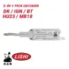 Original Lishi HU23/MB18 for Mercedes Benz 2-in1- Pick Decoder AG