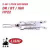 Original Lishi HY22 Quad Lifter for Kia Hyundai 2-in-1 Pick & Decoder Anti Glare