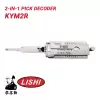 Original Lishi KYM2R for KYMCO Scooter 2-in-1 Pick Decoder Anti Glare