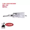 Original Lishi MIT11R for Mitsubishi 2-in-1 Pick Decoder Door Trunk Anti Glare