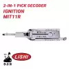 Original Lishi MIT11R MIT3 For Mitsubishi 2-In-1 Pick & Decoder Ignition Anti Glare