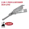 Original Lishi SC4-LFIC 6 Pin for Schlage Keyway 2-In-1 Pick & Decoder AG