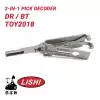 Original Lishi TOY2018 for Toyota 2-in-1 Pick & Decoder Door Trunk Anti Glare