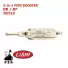 Original Lishi TOY43 8-Cut for Toyota 2-in-1 Pick Decoder Door Trunk Anti Glare